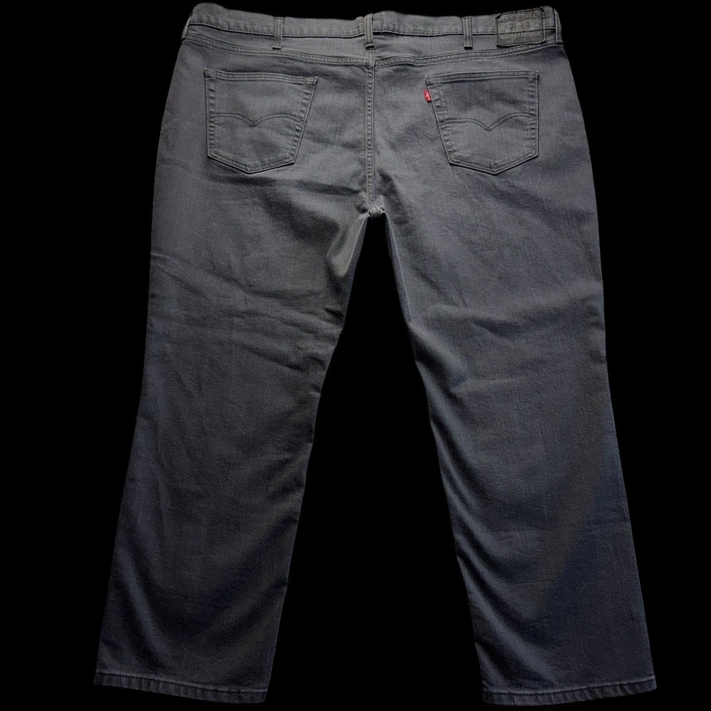 Levi's‎ 541 Grey Athletic Fit Straight Leg Denim Jeans Men's 50x30 #271